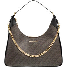 Michael Kors Wilma Large Hobo Shoulder Bag - Brown/Black