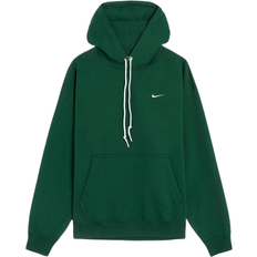 Nike Solo Swoosh Men's Fleece Pullover Hoodie - Fir/White