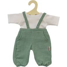 Organic Toys Heless Doll Dungaree Set Sage Green