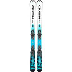 Sci Alpino Head Supershape Team Easy Skis + SX4.5 GW CA Binders - White/Speed Blue