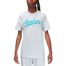 Gray - Men T-shirts & Tank Tops Nike Men's Jordan Flight MVP T-shirt - Pure Platinum/Dark Powder Blue