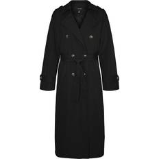 XS Manteaux Vero Moda Chloe Trenchcoat - Black