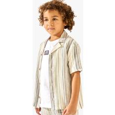 Shirts Angel & Rocket Angel & Rocket Kids' Moaksy Textured Stripe Resort Shirt, Multi