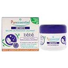 Baby care Puressentiel Rest and Relax Beruhigender Massage-Balsam für Babys für Kinder, 29 ml