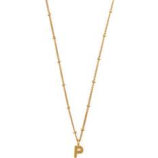 Orelia Satellite Initial Necklace - Gold