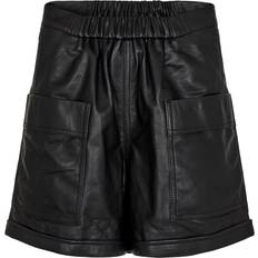 ThillaGO Leather Shorts - Black