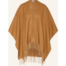 Bruin Capes & Poncho's Fraas Cashmink Poncho Met Rafels - Camel