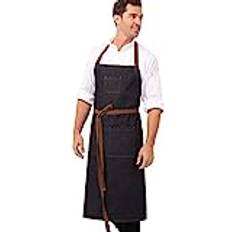 Chef Works Urban Memphis Wide Bib Apron Blue, Black