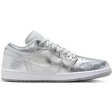 Nike Silver - Women Shoes Nike Air Jordan 1 Low SE W - Metallic Silver/Wolf Grey/White/Photon Dust