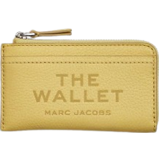 Marc Jacobs The Leather Top Zip Multi Wallet - Custard