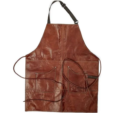 Scandinavian Home Leather Schürze Braun (42x33cm)