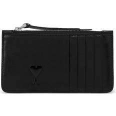 Ami Paris De Coeur Zipped Card Holder Black OS