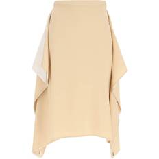 Burberry Skirts Burberry 'Thea' Silk Midi Skirt