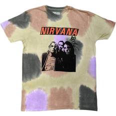 Multicoloured - Unisex T-shirts Nirvana Flipper Dip Dye T Shirt - Beige