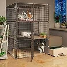 WYRMB Cage Cat Kennel Catio Cat Inclosure, Diy Cat Lekhage