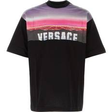 Versace Black Cotton T-Shirt