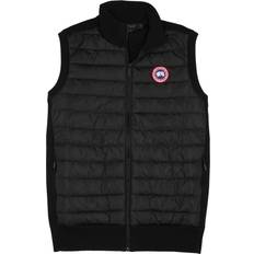 Wool Vests Canada Goose Hybridge Knit Quilted Shell Wool Gilet - Black