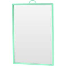 Green Makeup Mirrors Rammento 17 x 12cm Rectangle Compact Travel Makeup Mirror Green