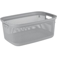 Keeeper Laundry Basket With Side Handles Nordic Grey