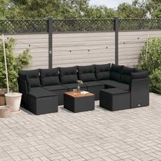 Förvaringsutrymme Loungeset Utemöbler vidaXL 10 Loungeset