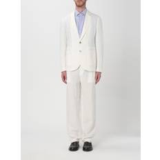 Blanco Trajes Emporio Armani Suit Men Yellow Cream