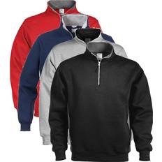 Fristads Sweatshirt Med Lynlås Gråmeleret