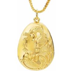 Gold - Men Charms & Pendants Party Birthday Wedding Gift Vintage Fishes Charm Pendant - Gold