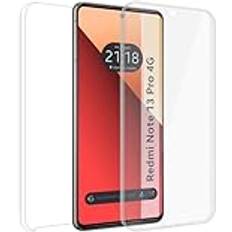 TuMundoSmartphone Funda Doble Xiaomi Redmi Note 13 Pro 4G transparente