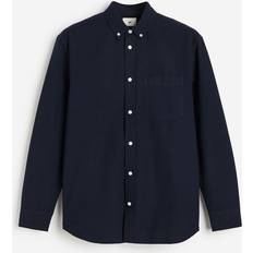 H&M Men Shirts H&M & Regular Fit Oxford Shirt Blue