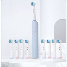 Shein Electric Toothbrush, 8 Toothbrush Heads, USB C Charging, IPX7 Waterproof, With Travel Case