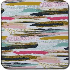 Kitchen Accessories House of Hampton Coloured Stripes Spots Coaster