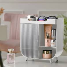 Cosmetics Metro Lane Desktop Makeup Organizer with Magnetic Door