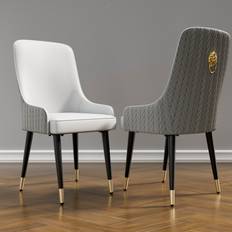 Ivy Bronx Velvet Upholstered Of 2 Knocker Kitchen Chair