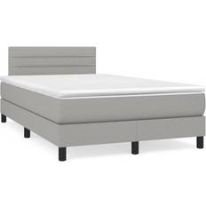 120cm Sängpaket vidaXL Ramsäng tyg Sängpaket