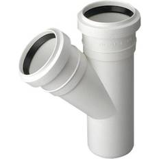 Plumbing Certus Sewage Installation Tee Connector Joint 50/32mm Pipe Diameter 67deg Angle