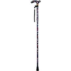 Crutches & Canes Loops Deluxe Ambidextrous Foldable Walking Cane 5 Height Settings Polka Dot