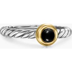 David Yurman Gold Rings David Yurman Cable Flex Ring with Gemstone in Silver and 14K Gold, 2.8mm