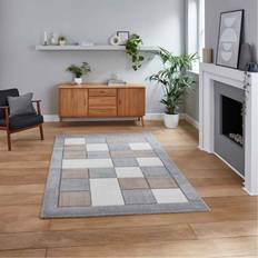 Carpets & Rugs Think Rugs BRK04 Grey/Beige Brown