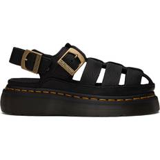 Dr. Martens Schuhe Dr. Martens Wrenlie Grizzly Leather Fisherman Sandals - Black