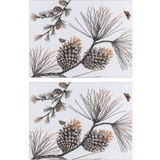 Ary Home Pine Place Mat White, Brown