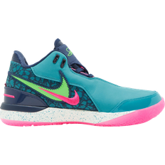 Green - Women Basketball Shoes Nike LeBron NXXT Gen AMPD - Dusty Cactus/Midnight Navy/Fierce Pink/Green Strike