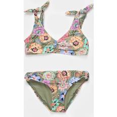 Green Bikinis Children's Clothing O'Neill Talitha Girls Bralette Bikini Set