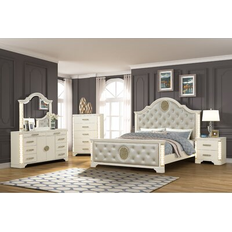 Beige Bed Packages Rosdorf Park Jasmine Traditional Style 4PC/5PC Jasmine