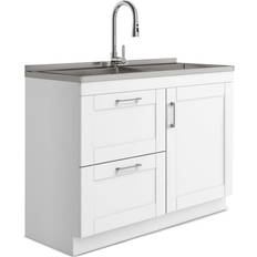 PVC Vanity Units Simpli Home Modern (AXCLDYDRA46-SS)