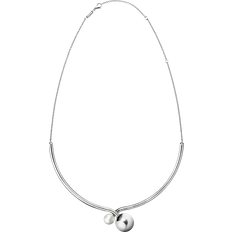 Calvin Klein Bubbly Choker Necklace - Silver