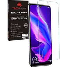 Screen Protectors TechGear Screen Protector fits Huawei P30 Lite, GLASS Edition Genuine Tempered Glass Screen Protector Compatible with Huawei P30 Lite