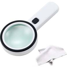 Magnifiers & Loupes LimbO 30X High Handheld Strong Magnifying Glass with 12 LED Light