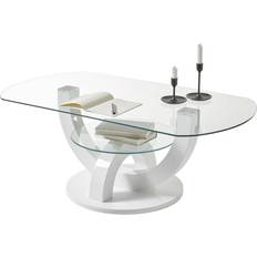 Glas Couchtische Sconto Boston Transparent Couchtisch 60x110cm