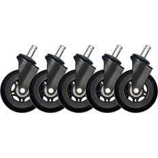 Piranha Hjul För Gamingstol 5-Pack Svarta