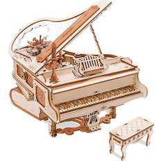 Robotime ROKR Magic Piano Music Box Wooden Model Kit